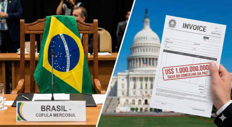 O PREÇO DA IRRELEVÂNCIA: Lula se esconde do Mercosul e recebe a fatura de Trump