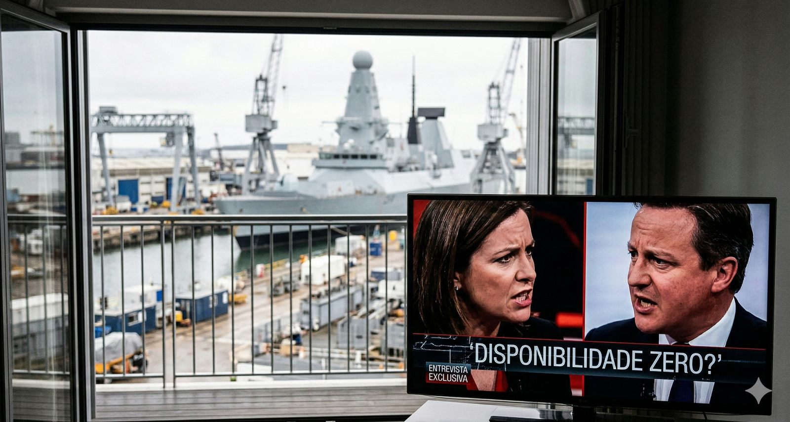 O FIM DA SOBERANIA? Marinha Britânica reduzida a 1 navio operacional