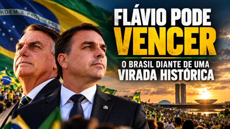 Flávio Bolsonaro e Jair Bolsonaro — Flávio pode vencer: o Brasil diante de uma virada histórica